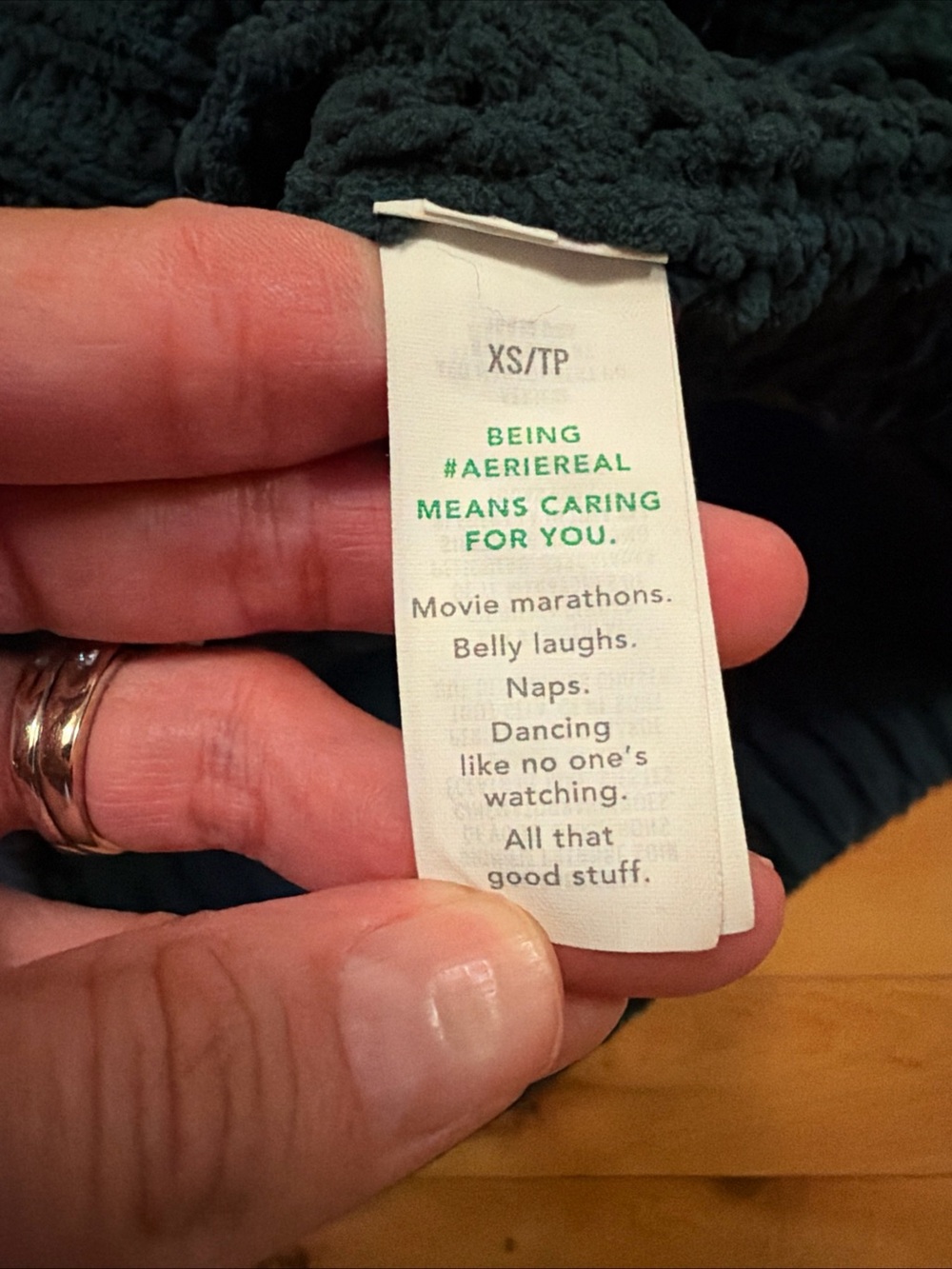 aerie Forest Green Cable-Knit Zip Cardigan - Picture 11 of 12